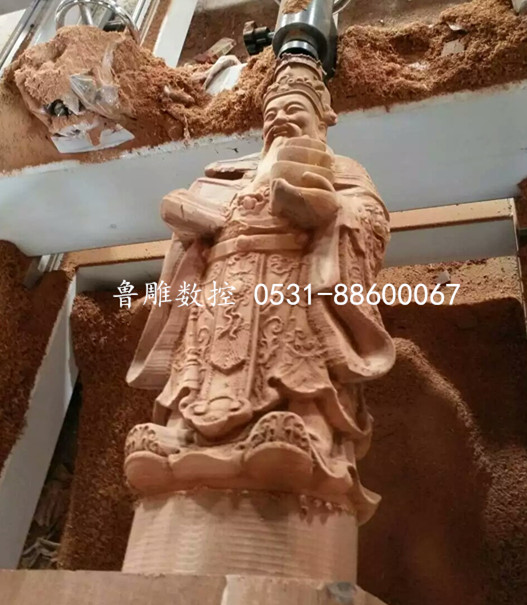 三維立體雕刻機(jī)制作的財(cái)神雕像、觀音佛像